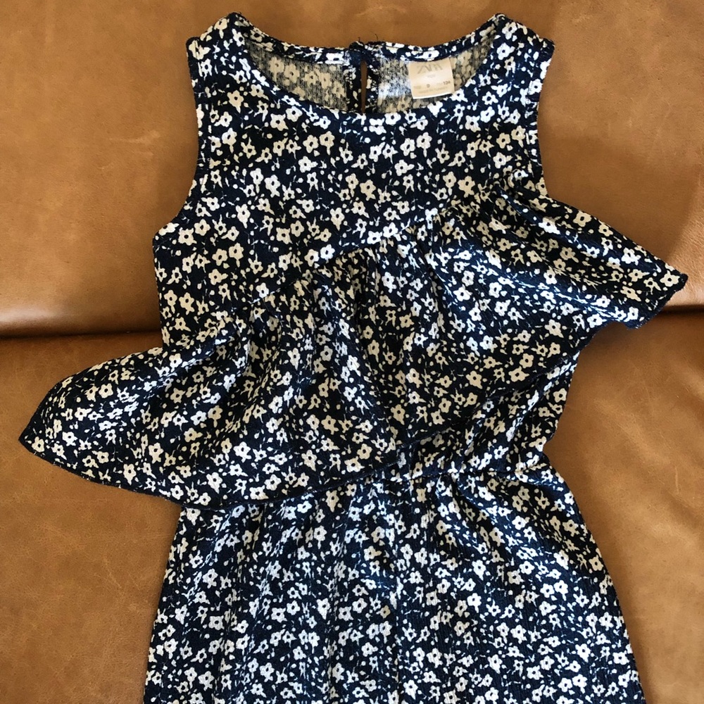 ZARA Girls Floral Print Jumpsuit Size 9